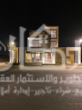 فيلا زاويه للبيع حي العارض